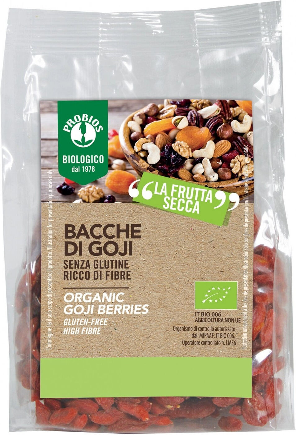 PROBIOS Bacche Di Goji Bio Organic 150 Grammi