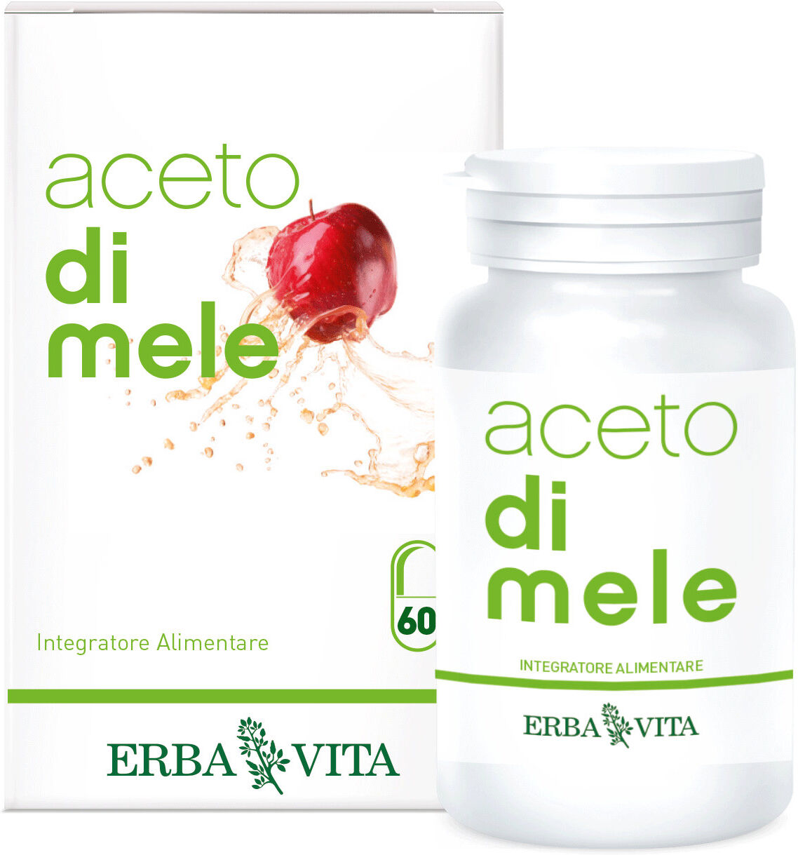 ERBA VITA Aceto Di Mele 60 Capsule