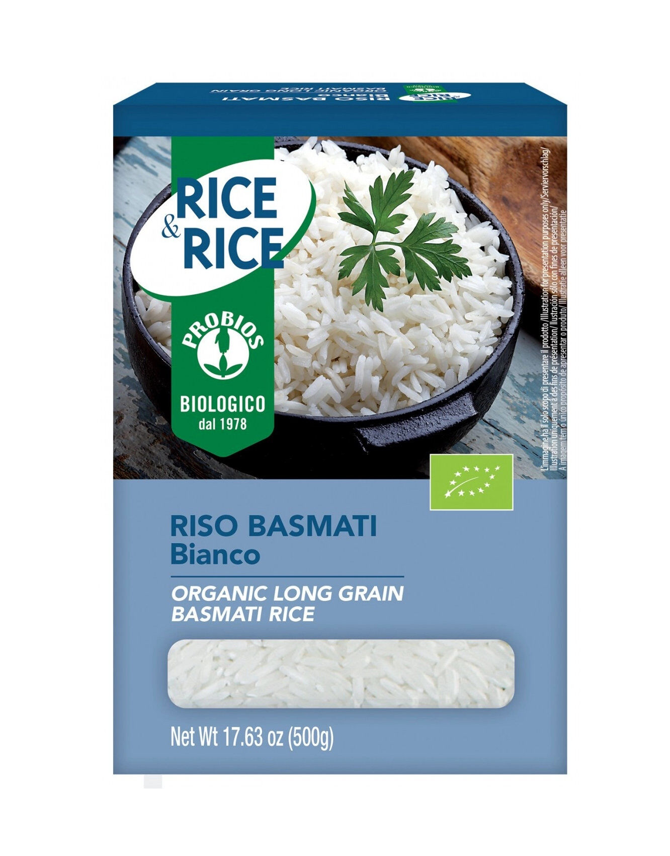 PROBIOS Rice & Rice - Riso Basmati Bianco 500 Grammi
