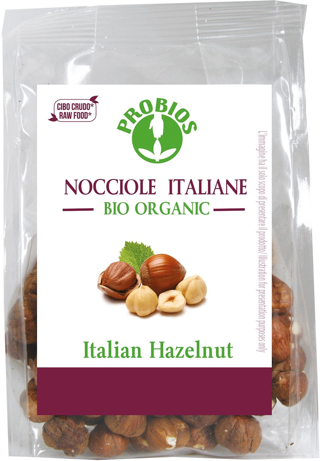 PROBIOS Nocciole Italiane Bio Organic 125 Grammi