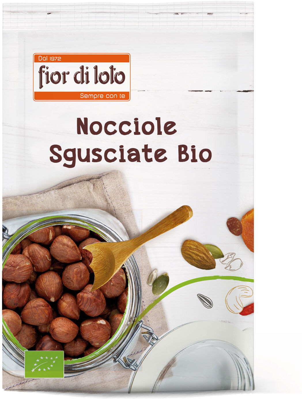 FIOR DI LOTO Gonuts - Nocciole Sgusciate Bio 170 Grammi