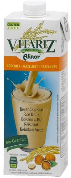 FIOR DI LOTO Alinor - Vitariz - Bevanda Di Riso Alla Nocciola 1000ml