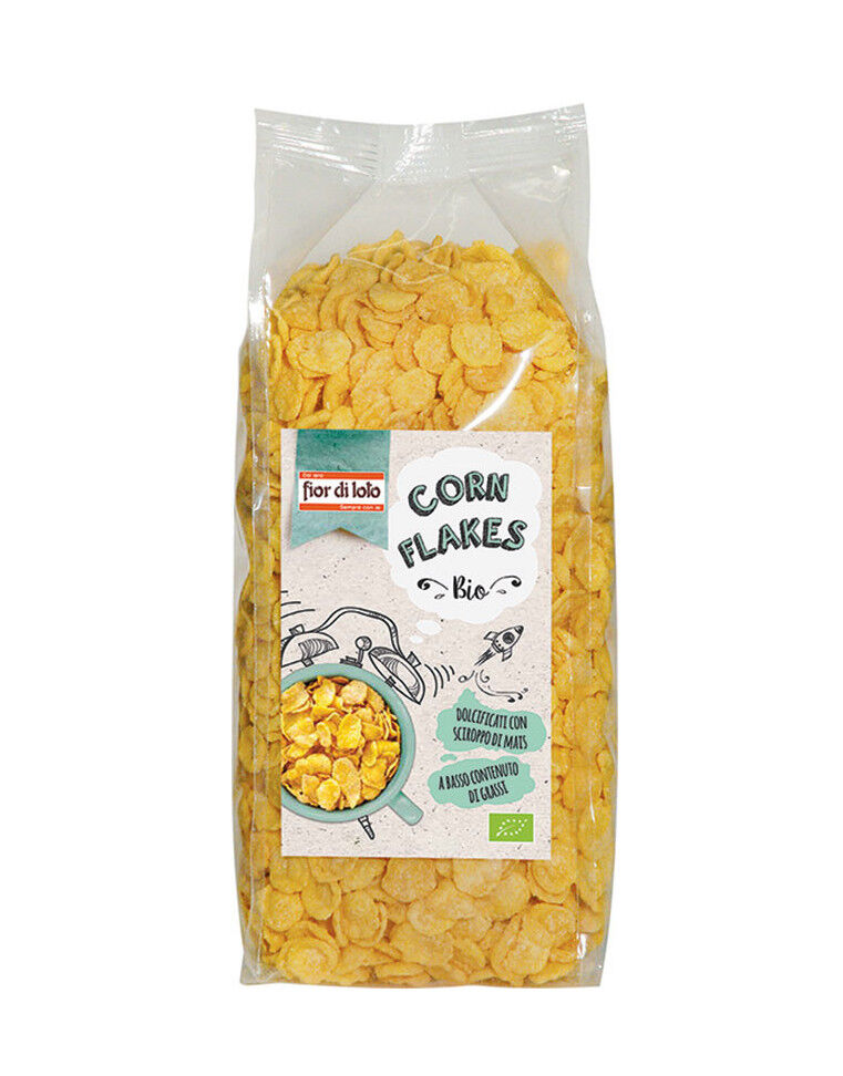 FIOR DI LOTO Corn Flakes Bio 375 Grammi