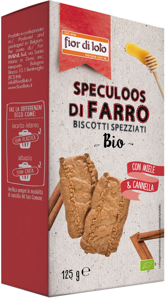 FIOR DI LOTO Speculoos Di Farro 125 Grammi