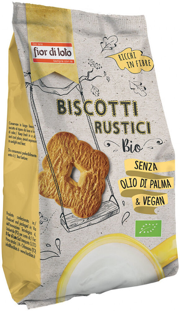 FIOR DI LOTO Biscotti Rustici Bio 350 Grammi