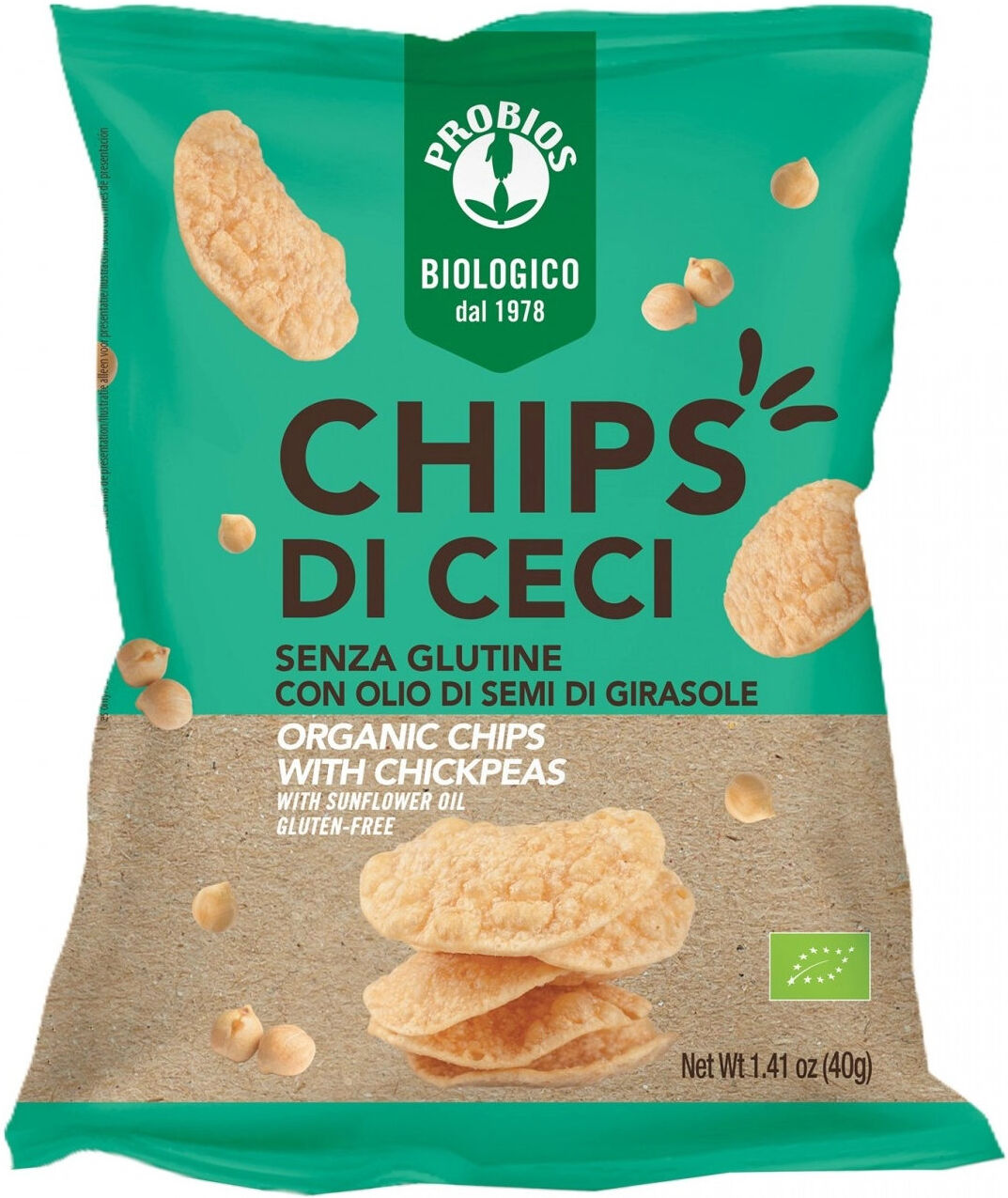 PROBIOS Chips Di Ceci 40 Grammi