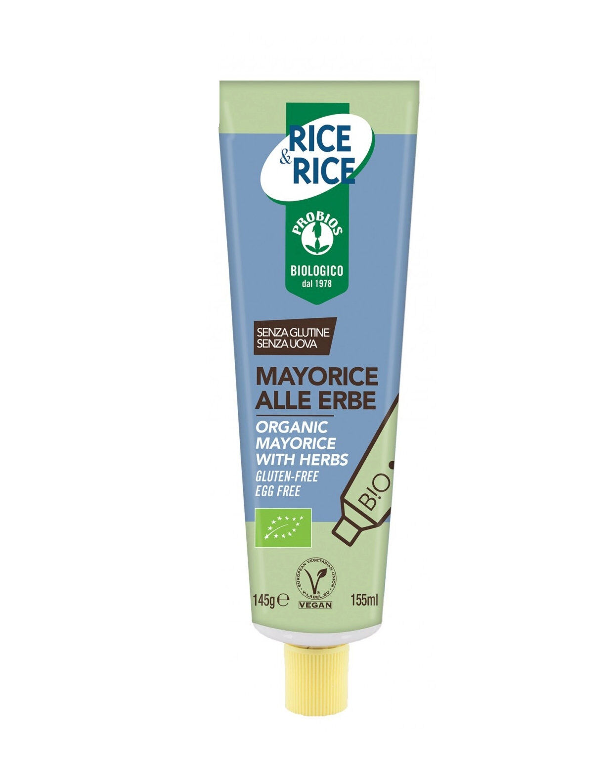 PROBIOS Rice & Rice - Bio Mayo Rice Alle Erbe 145 Grammi
