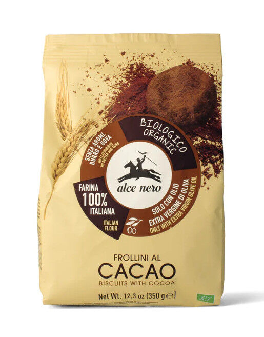 ALCE NERO Frollini Al Cacao 350 Grammi