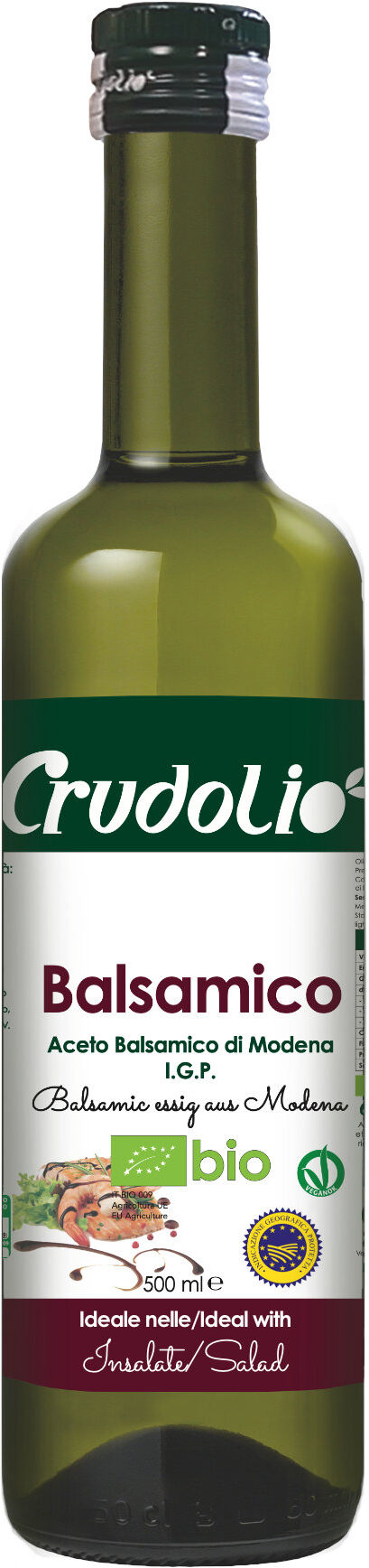 CRUDOLIO Aceto Balsamico Di Modena Igp Biologico 500ml