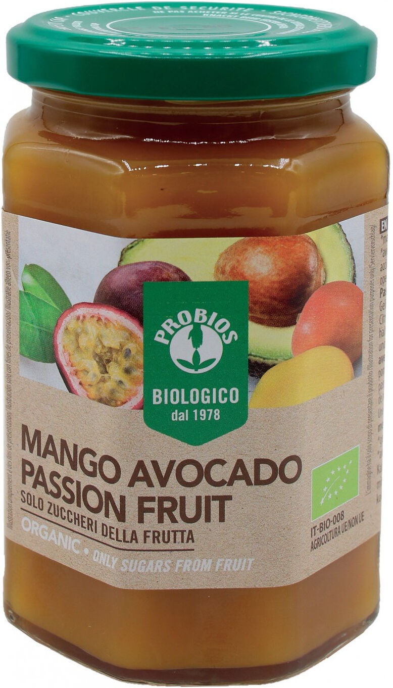 PROBIOS Composta Di Mango Avocado Passion Fruit 320 Grammi