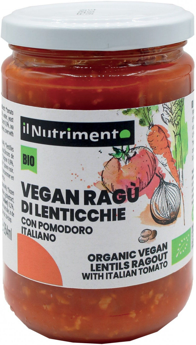 PROBIOS Vegan Ragù Di Lenticchie Senza Aglio 280 Grammi