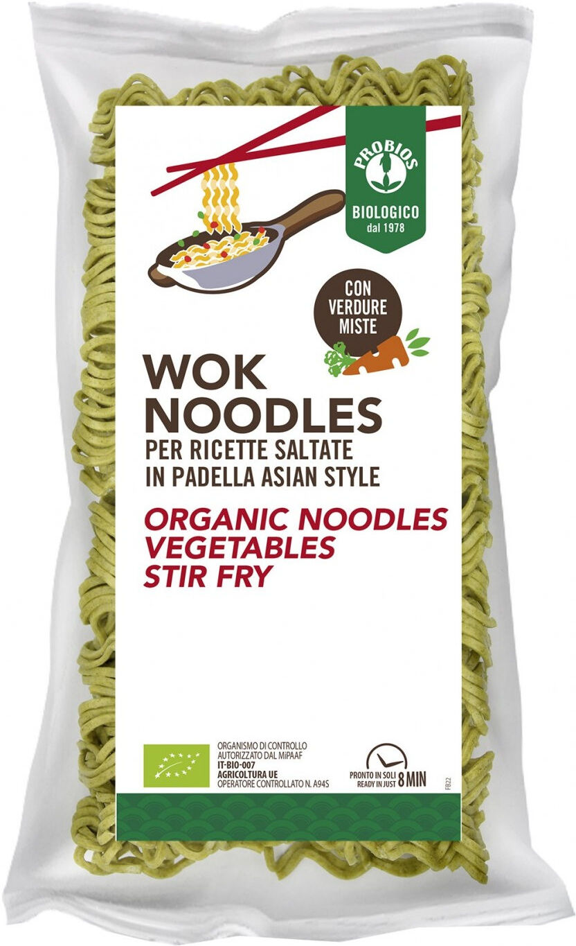 PROBIOS Wok - Noodles Alle Verdure Bio 250 Grammi