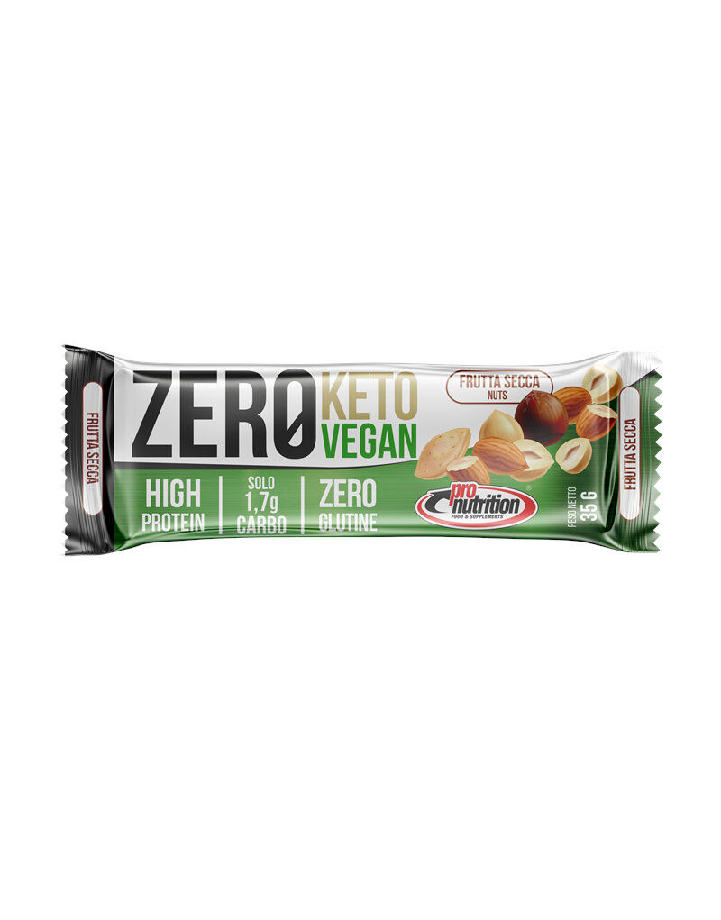 PRONUTRITION Zero Keto Vegan Bar 35 Grammi Frutta Secca