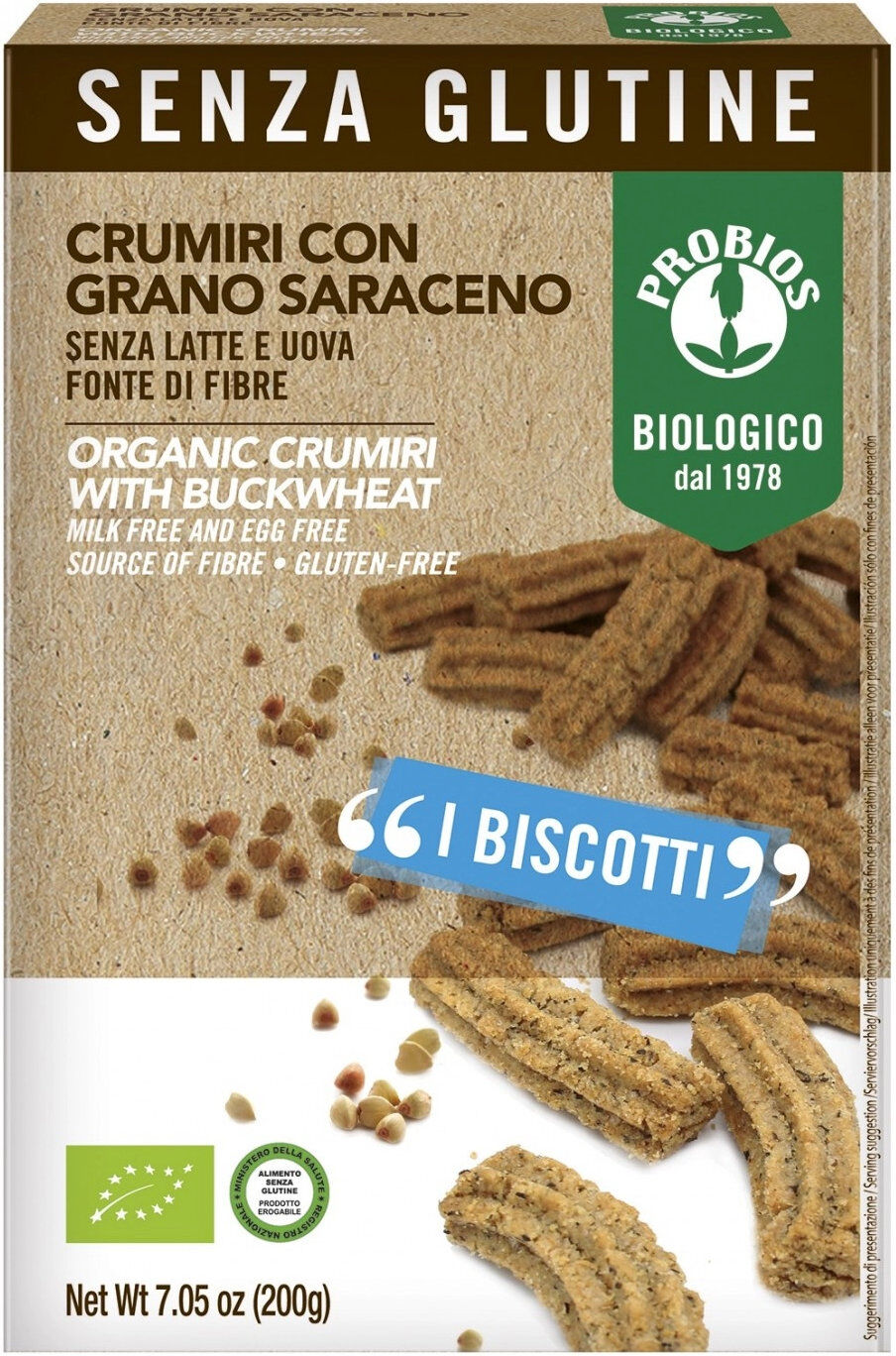 PROBIOS Crumiri Con Grano Saraceno 200 G