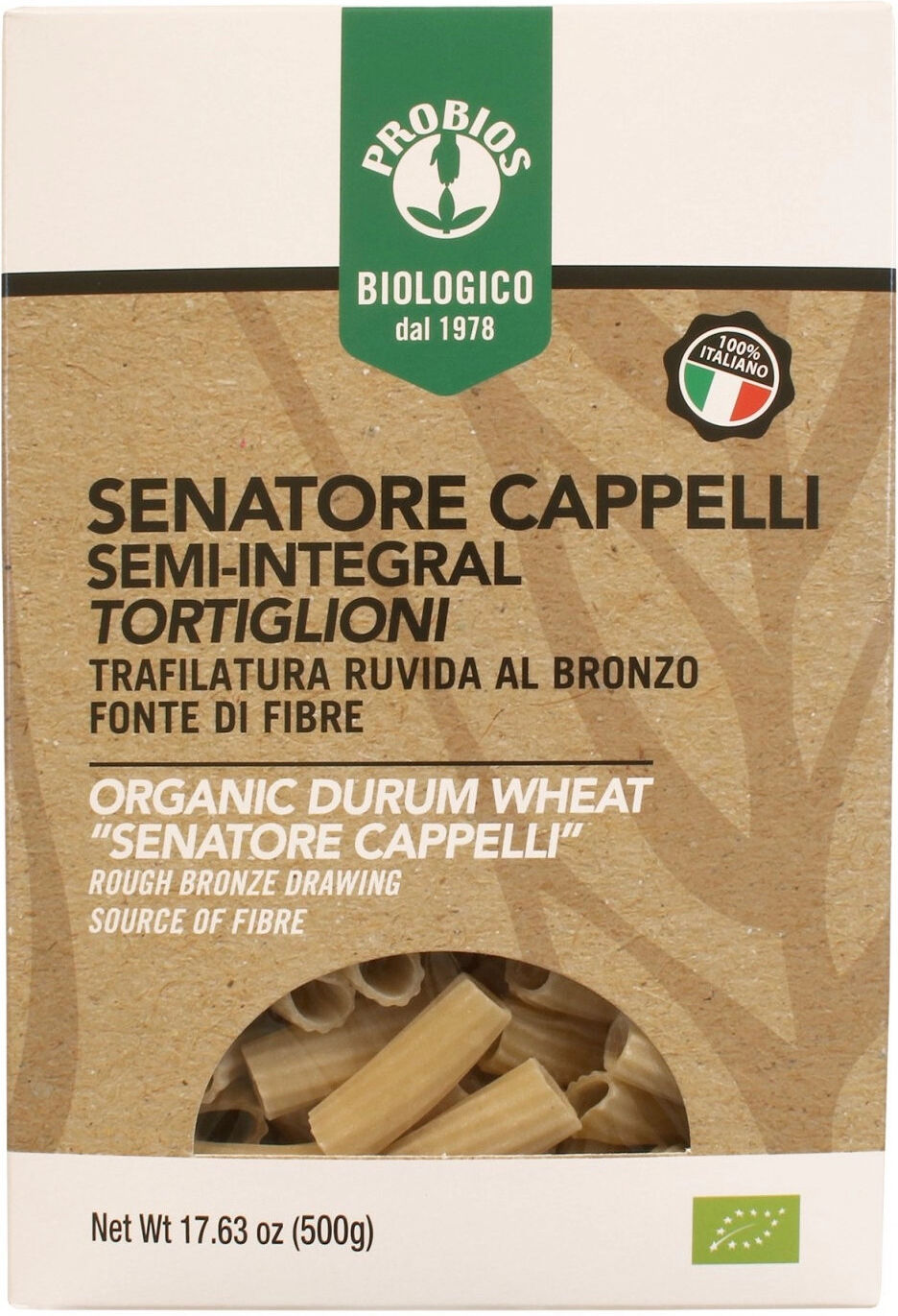 PROBIOS Tortiglioni Di Grano Senatore Cappelli 500 G