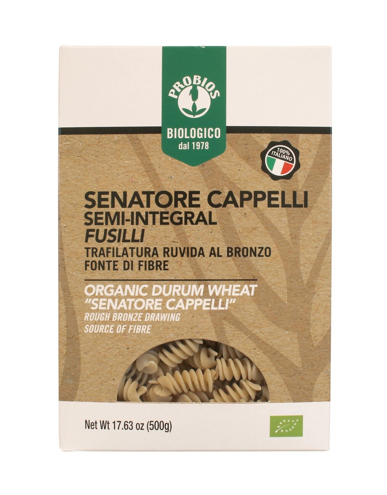 PROBIOS Fusilli Di Grano Senatore Cappelli 500 G