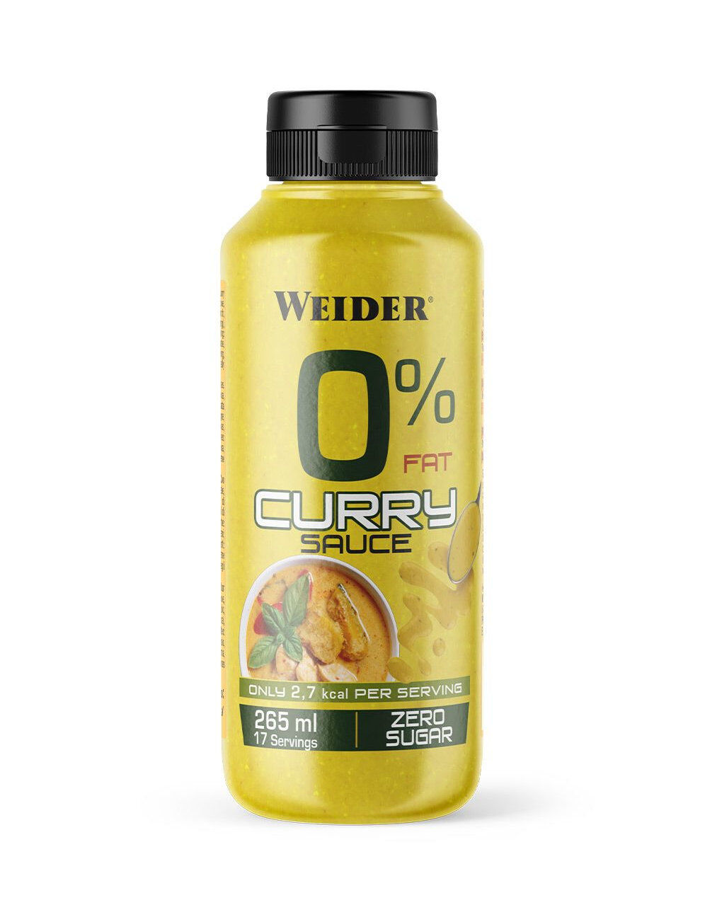 WEIDER Sauce 0% Fat Curry 265 Ml Curry
