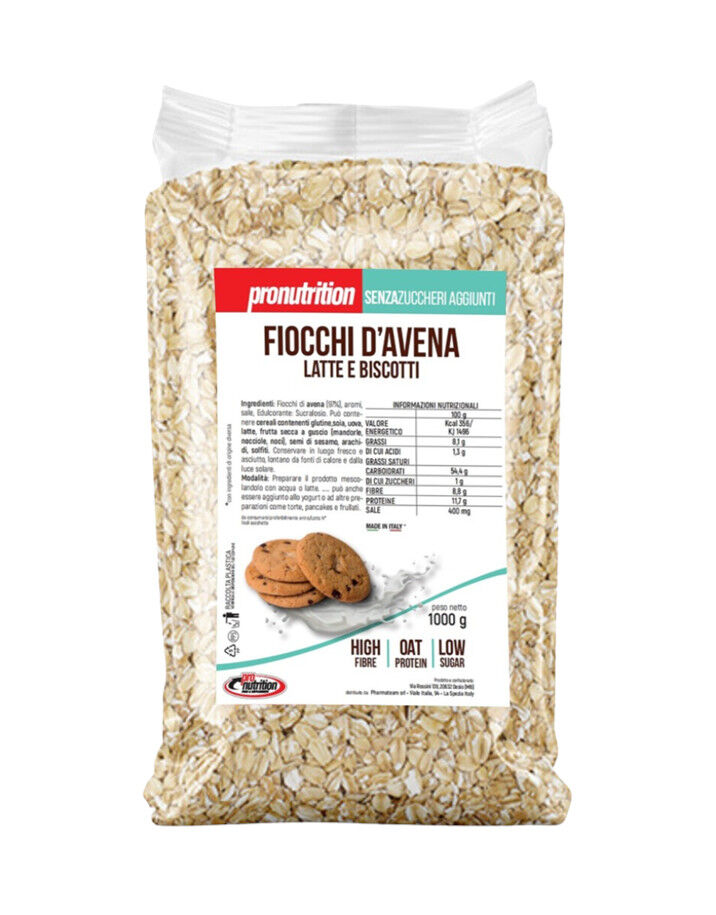 PRONUTRITION Fiocchi D'Avena 1000 G Latte Biscotti