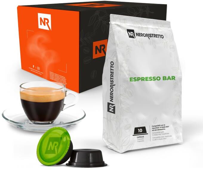 Neroristretto 100 Capsule Compatibili A Modo Mio®* Espresso Bar