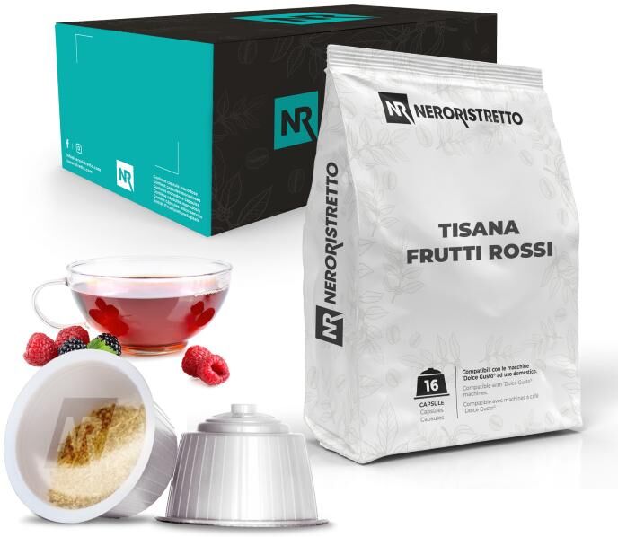 Neroristretto 32 Capsule Compatibili Dolce Gusto®* Tisana Frutti Rossi