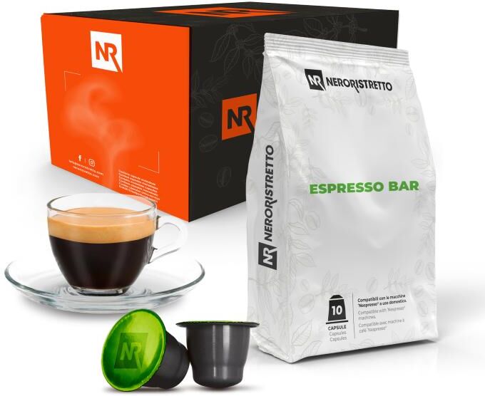 Neroristretto 100 Capsule Compatibili Nespresso®* Espresso Bar