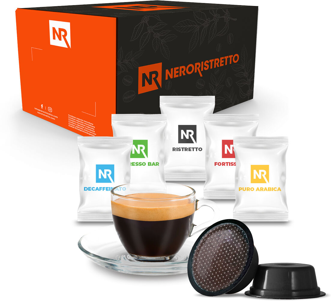 Neroristretto Kit Assaggio Caffé 50 Capsule Compatibili A Modo Mio®*