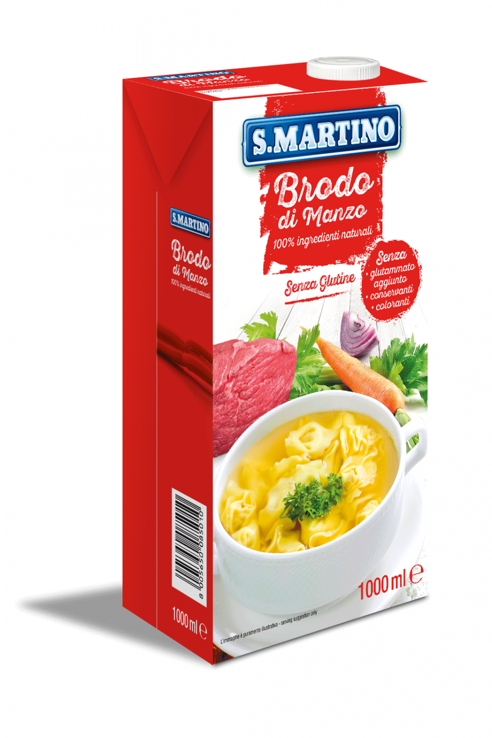 S.MARTINO Brodo pronto Manzo 1lt