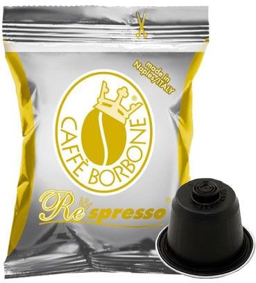 Borbone 50 Caffè Respresso Oro Capsule Compatibili Nespresso