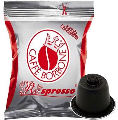 Borbone 50 Caffè Respresso Red-Rossa Capsule Compatibili Nespresso