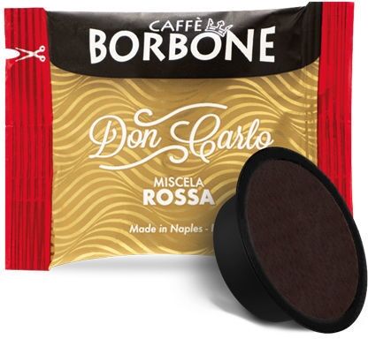 Borbone 50 Caffè Rossa Don Carlo Capsule Compatibili Lavazza A Modo Mio