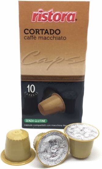 Ristora 10 Capsule Nespresso Compatibili Cortado