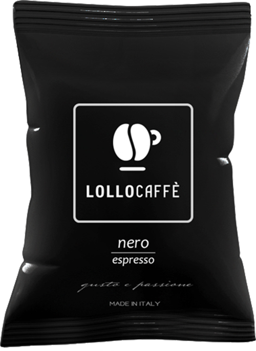 Lollo Caffè 100 Capsule Nero Compatibili Espresso Point