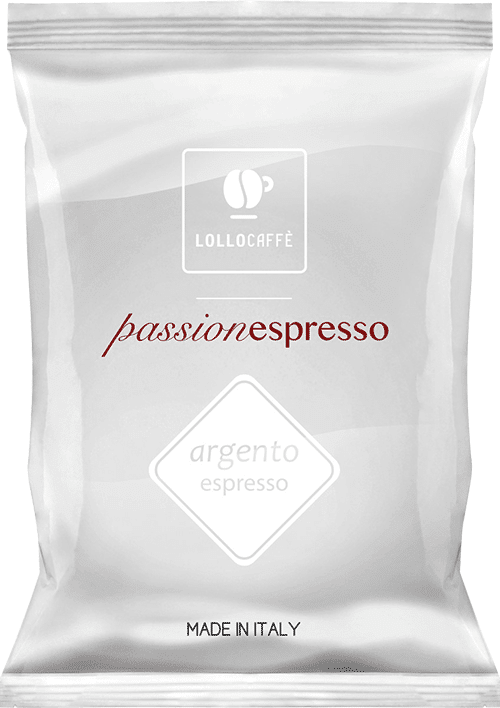 Lollo Caffè 100 Capsule Caffè Lollo Argento Compatibili Nespresso PassioNespresso