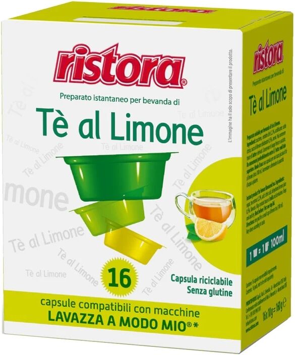 Ristora 16 The al Limone Capsule Compatibili Lavazza A Modo Mio