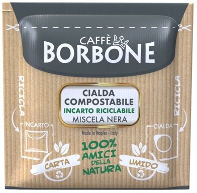 Borbone 50 Caffè Nera Cialde ESE in Carta Filtro 44 mm