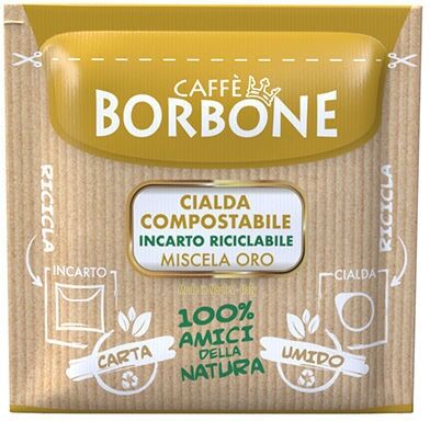 Borbone 50 Caffè Oro Cialde ESE in Carta Filtro 44 mm