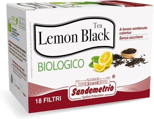 Sandemetrio 18 Filtri di Lemon Black Tea BIO