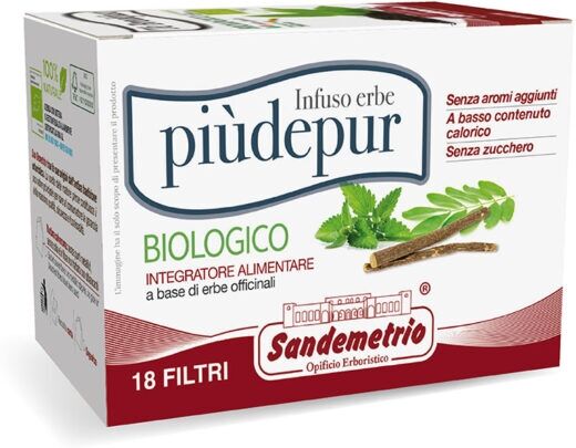 Sandemetrio 18 Filtri di Infuso Più Depurativa BIO