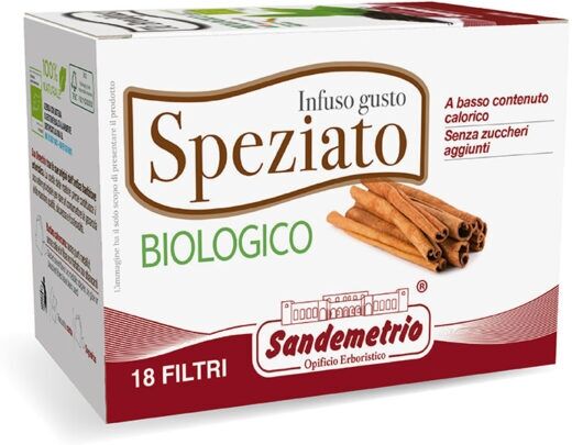 Sandemetrio 18 Filtri di Infuso Speziato BIO