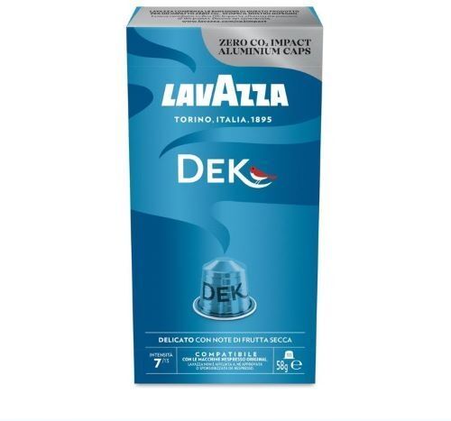 Lavazza 30 Capsule Qualità Dek Compatibili Nespresso int 7 Alluminio