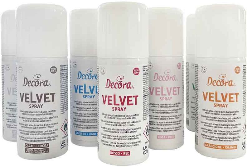 Colorante Alimentare Spray Effetto Velluto 100 Ml Decora