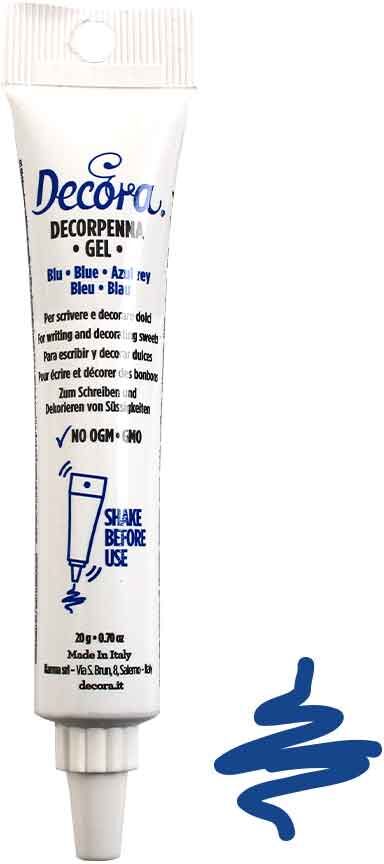 Decorpenna Gel Blu Per Scrivere E Decorare 20g Decora