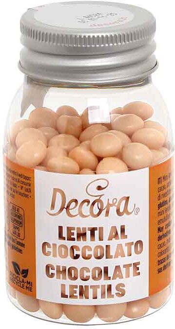 Mini Lenti Di Cioccolato Arancio Pesca Per Decorazione Dolci 80 G Decora