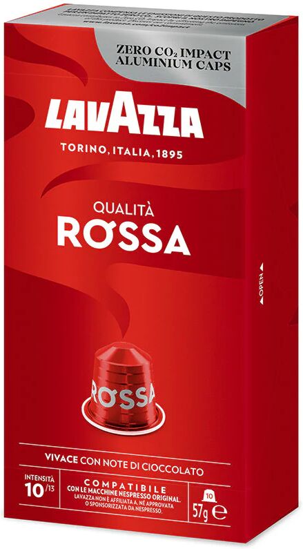 Lavazza Capsule Compatibili Nespresso Qualità Rossa, 10 Capsule