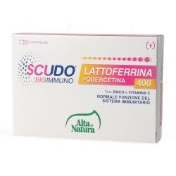 ALTA NATURA-INALME Srl Alta Natura Scudo Bioimmuno Lattoferrina 400 + Quercitina 30 Compresse