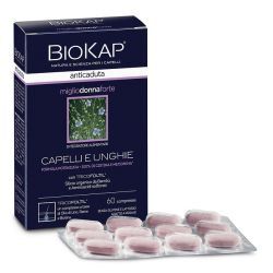 BIOS LINE SpA Biokap Anticaduta Miglio Donna Forte Con Tricofoltil 60 Compresse