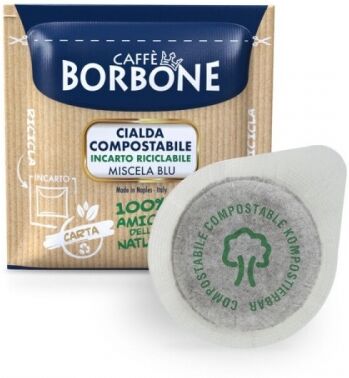 Borbone Cialda monodose di caffe' miscela blu - 100pz