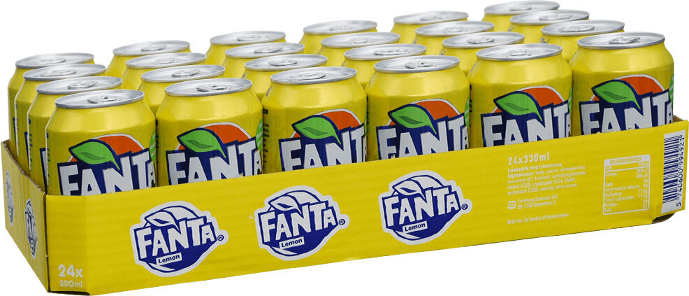 Fanta Lemon 330 ml. / tray 24 blikken