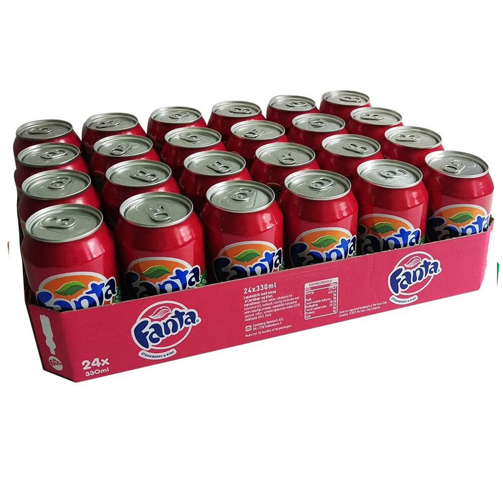 Fanta Aardbei/Kiwi 330 ml. / tray 24 blikken