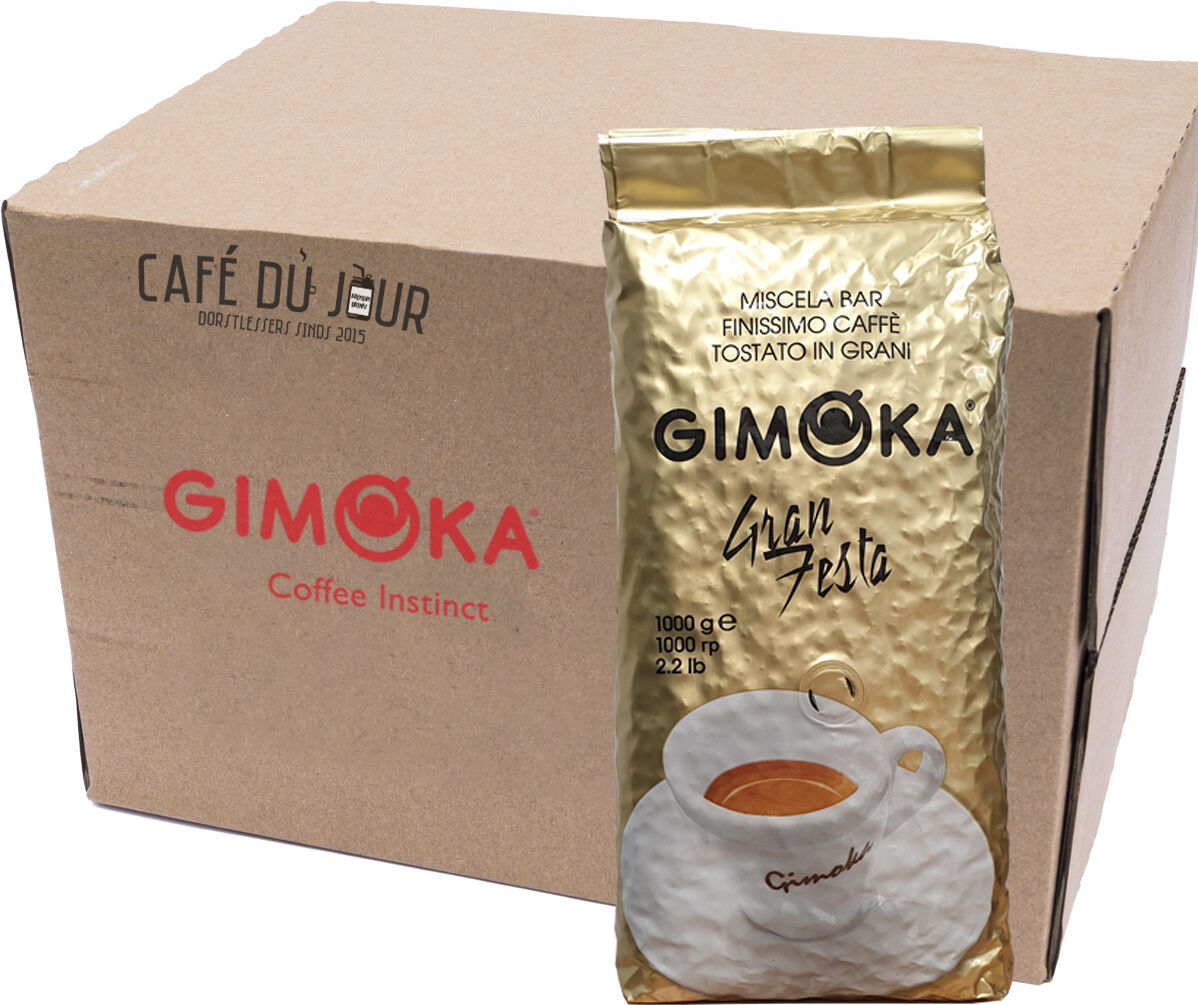 Gimoka Gran Festa koffiebonen 12 x 1 kilo